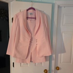 Le Suit Soft Pink Women's Blazer